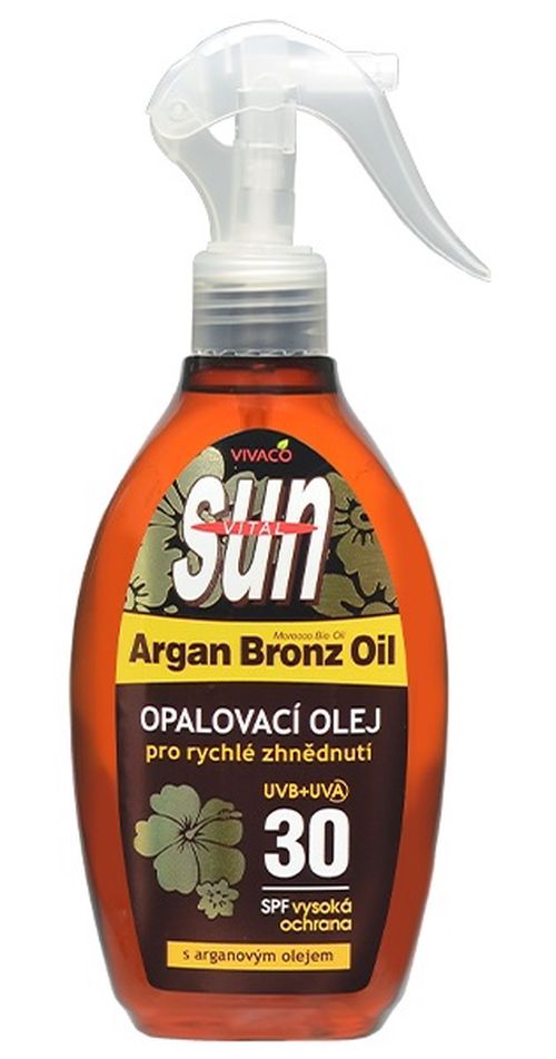 VIVACO Opalovací olej s BIO arganovým olejem SPF 30 SUN VITAL