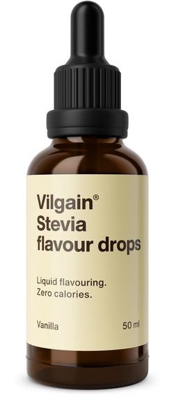 Vilgain Stevia Drops vanilka přírodní sladidlo