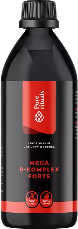 Pure rituals lipozomální mega B-komplex Forte, 200 ml