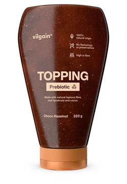 Vilgain Prebiotic Topping – čokoláda a lískový oříšek 320 g