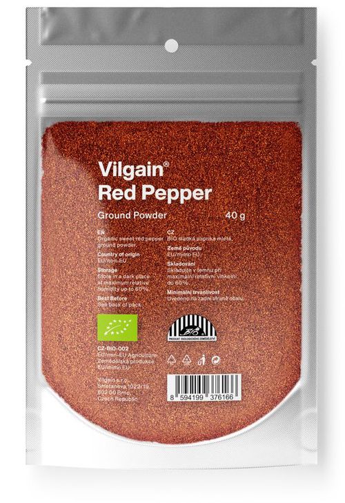 Vilgain Paprika mletá BIO sladká 40 g