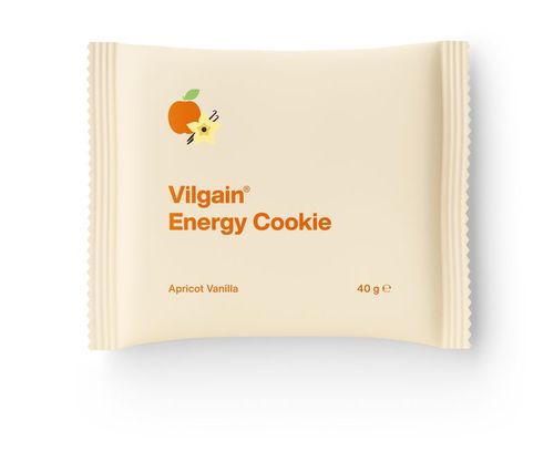 Vilgain Energy Cookie BIO meruňka s vanilkou 40 g
