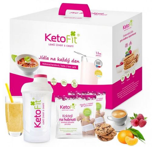 Proteinový koktejl KetoFit 50 sáčků, 1250 g