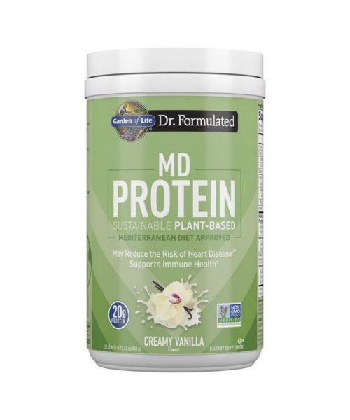 Garden of Life - Dr. Formulated MD Protein Sustainable Plant Based Vanilla (rostlinný protein, vanilka), 840g
