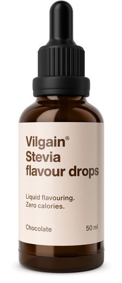 Vilgain Stevia Drops čokoláda sladidlo