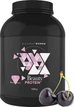 BrainMax Women Beauty Protein, protein pro ženy s kolagenem, keratinem a vitamíny