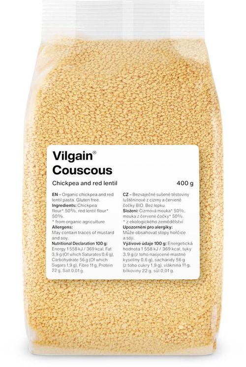 Vilgain Kuskus cizrnovo-čočkový BIO 400 g