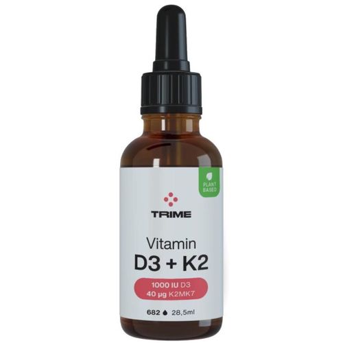 TRIME | Vitamín D3 + K2, 1000 IU D3 / 40ug K2-MK7 - - 28.5 ml