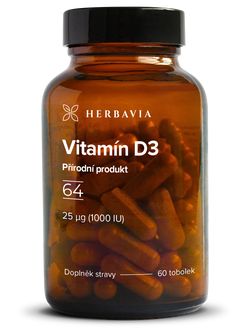 Vitamín D3 - tobolky - 1000 IU