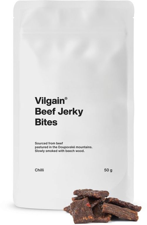 Vilgain Hovězí jerky bites chilli 50 g