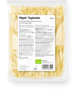 Vilgain Tagliatelle těstoviny BIO vaječné semolinové 250 g