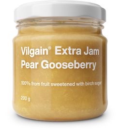 Vilgain Extra džem hruška a angrešt s březovým cukrem 200 g