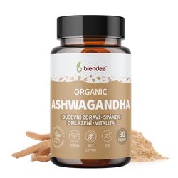 Ashwagandha BIO Organic 90 kapslí