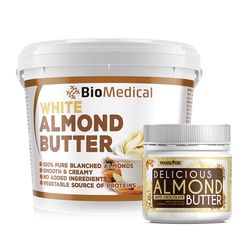 White Almond Butter - máslo z loupaných mandlí 180g Natural