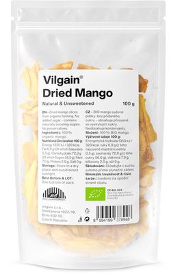 Vilgain Mango sušené BIO 100 g