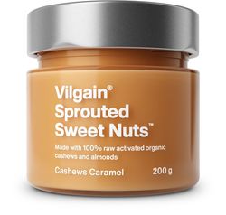 Vilgain Sweet Nuts z aktivovaných ořechů BIO kešu s karamelem 200 g