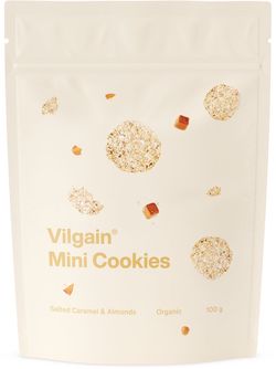 Vilgain Mini Cookies BIO slaný karamel s mandlemi 100 g