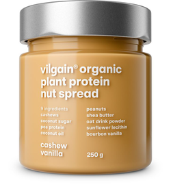 Vilgain Plant Protein Nut Spread BIO – kešu a vanilka 250 g