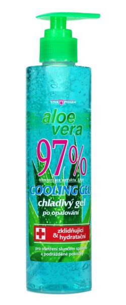 VIVACO Zklidňující gel s Aloe vera 97% 250 ml