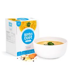 KetoDiet Proteinová polévka kuřecí s nudlemi (7 porcí)