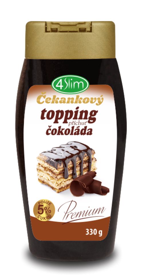 4Slim Čekankový topping čokoláda 330 g