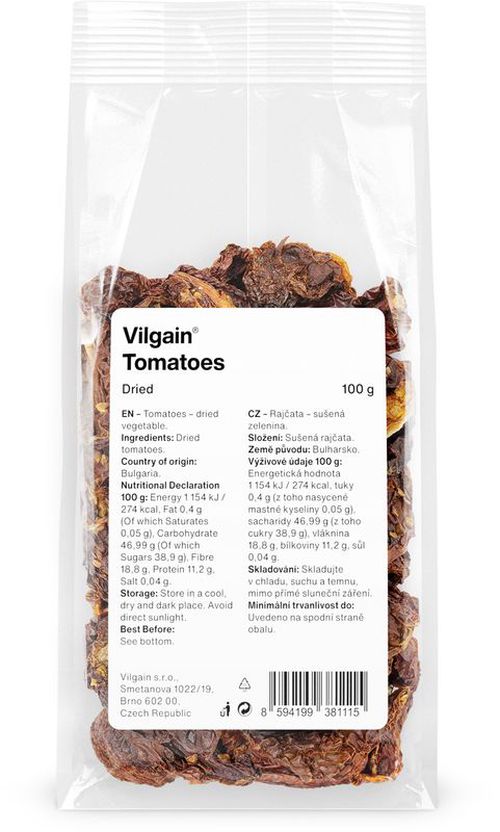 Vilgain Rajčata sušená 100 g