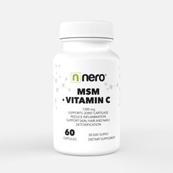 MSM + Vitamín C 120 kapslí / na 60 dní