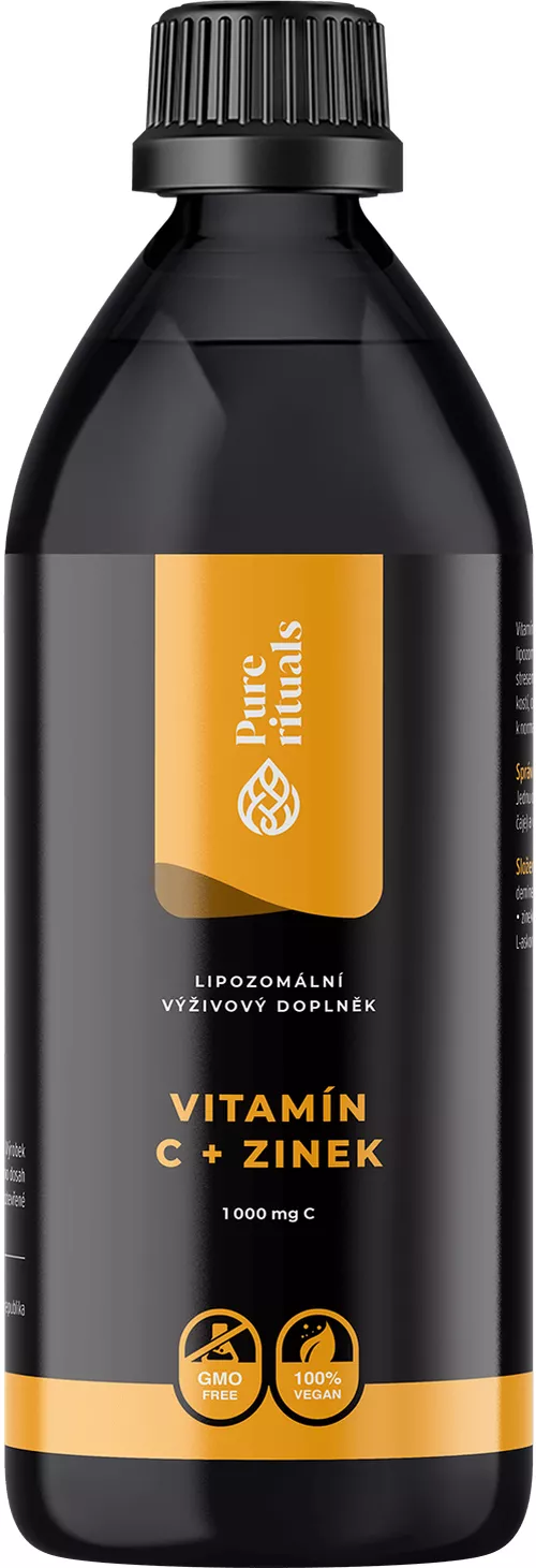 Pure rituals lipozomální Vitamín C+Zinek, 200 ml