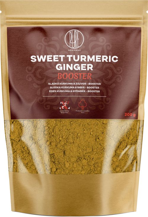 BrainMax Pure Sweet Turmeric Ginger Booster, 200 g