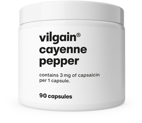 Vilgain Kájenský pepř extrakt – 90 kapslí