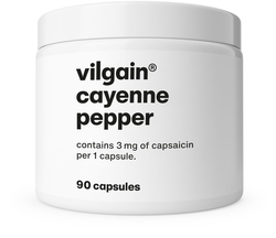 Vilgain Kájenský pepř extrakt – 90 kapslí