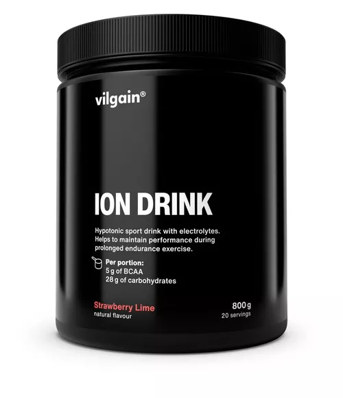 Vilgain Iontový nápoj – Jahoda s limetkou 800 g