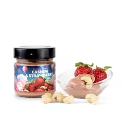 Proteinový krém s kešu a lyofilizovanými jahodami (220 g)