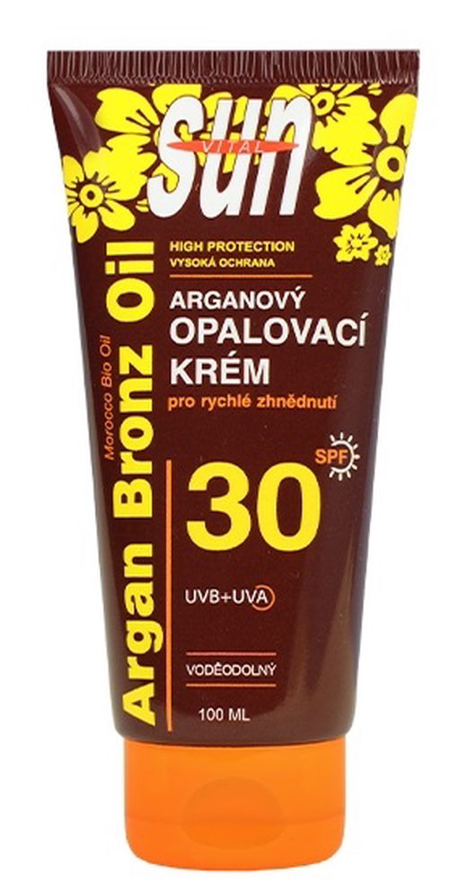 VIVACO Opalovací krém s BIO arganovým olejem SPF 50 TUBA