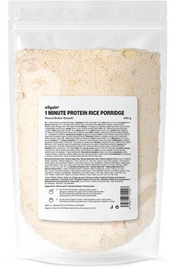 Vilgain Minutová proteinová rýžová kaše jemné arašídové máslo 400 g