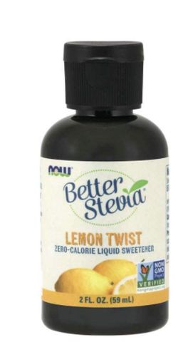 NOW® Foods NOW Better Stevia Liquid, Citrón, 59 ml