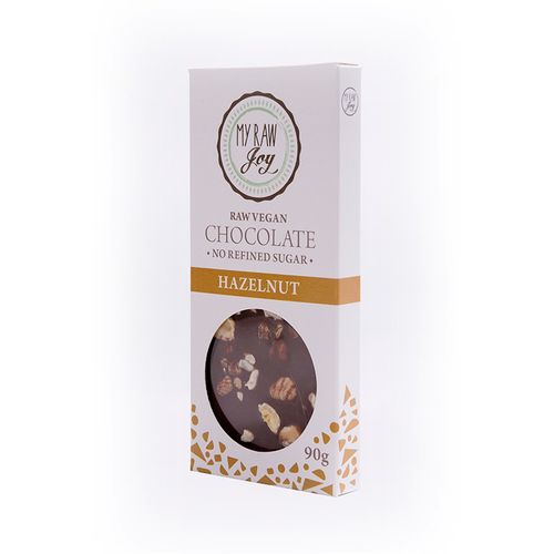 My Raw Joy - Čokoláda Lískový ořech Balení: 90g CZ-BIO-002 certifikát