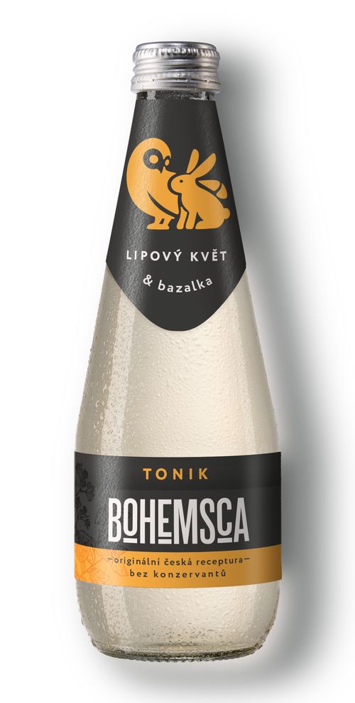 Bohemsca Tonic water lipový květ a bazalka, 330 ml