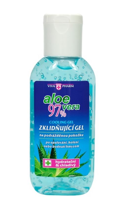 Zklidňující gel s Aloe vera 97% cestovní balení VIVAPHARM