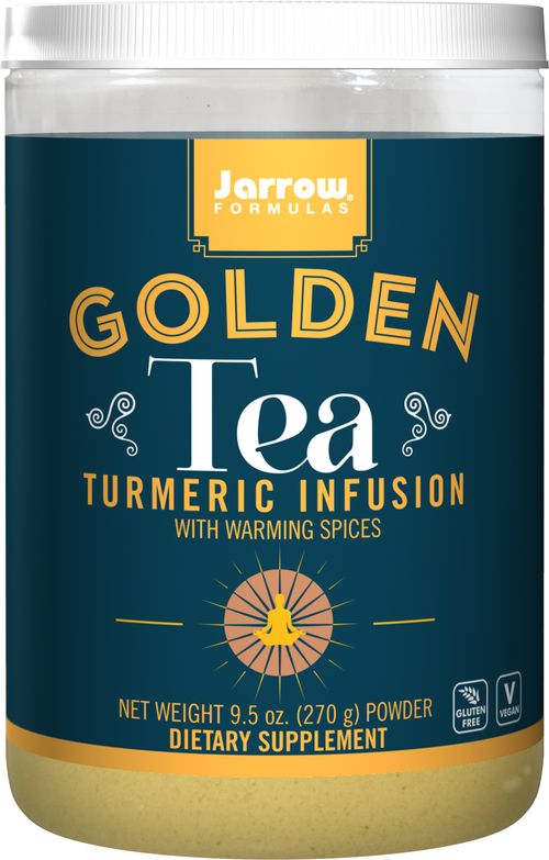 Jarrow Formulas Jarrow Golden Tea, Turmeric Infusion, Čajová Alternativa Zlatého Mléka,, 270g  Akční cena