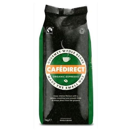 Cafédirect - BIO Espresso zrnková káva, 1kg *ie-org-02 certifikát, expirace 4.2.2021 Akční cena