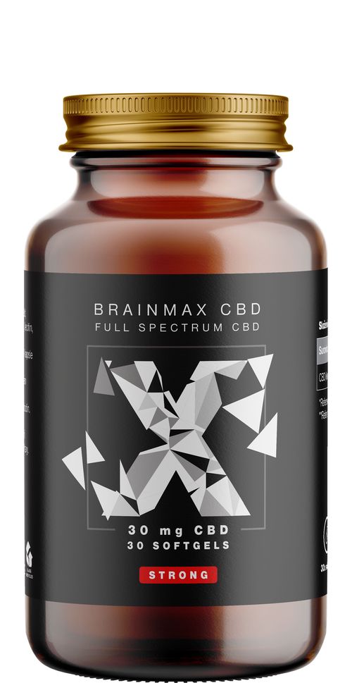 BrainMax CBD Strong 30mg, 30 softgel kapslí