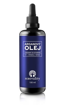 Renovality - Arganový olej za studena lisovaný, 100ml s pipetkou