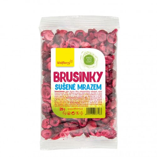 Wolfberry Brusinky lyofilizované, 20 g