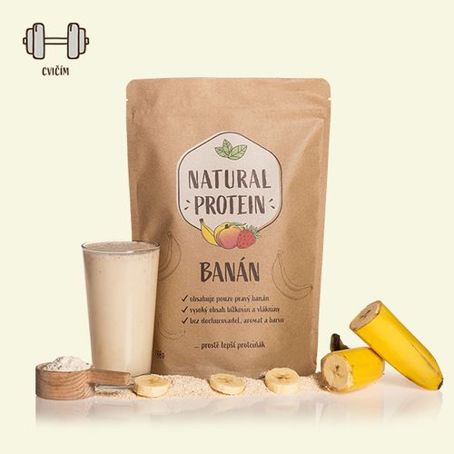 Cvičím - Banán ( 350 / 700 g) VELIKOST 350 g