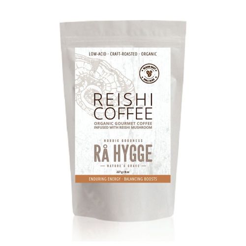 Rå Hygge Ra Hygge - BIO mletá káva Peru Arabica REISHI, 227g *cz-bio-002 certifikát