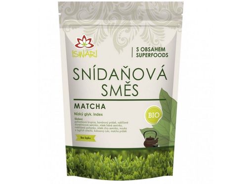 Iswari Bio snídaňová směs - Matcha 300 g