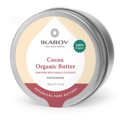 Bio Kakaové máslo s bambuckým ořechem a kokosem Ikarov 120 ml