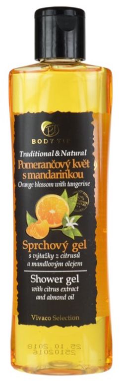 VIVACO Sprchový gel Pomerančový květ s mandarinkou BODY TIP