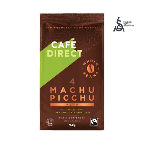 Cafédirect - BIO Machu Picchu SCA 82 zrnková káva, 750g *ie-org-02 certifikát